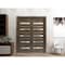 Sartodoors Sliding Closet Bypass Doors 36 x 80in, Quadro 4445 Cognac Oak W/ Frosted Glass, Sturdy Rails QUADRO4445DBD-AKA-36 - alternate 4
